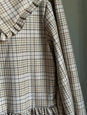 Abito Check Beige view 4